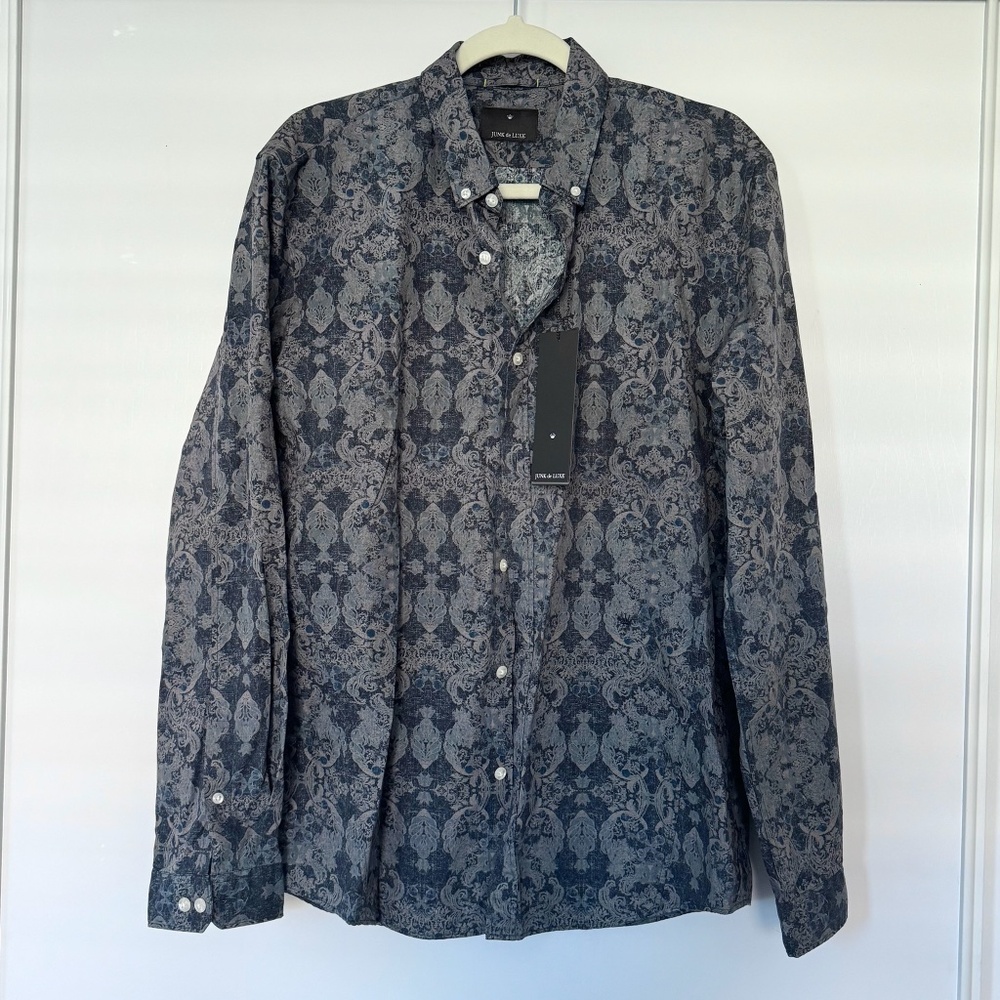 NWT Junk De Luxe Men Shirt L New